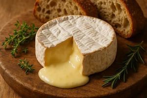 Як запекти камамбер із медом, грушею та осінніми фруктами фото