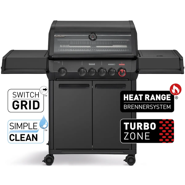 Газовий гриль Enders Monroe Pro 4 SIKR Turbo Shadow, чорний 836633K фото
