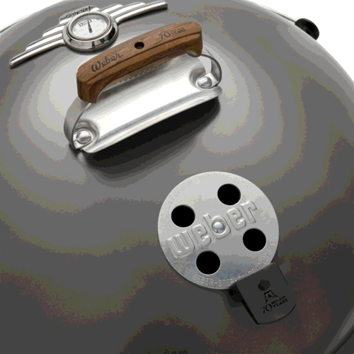 Угольный гриль Weber 70th Anniversary Kettle, 57 см, серый металлик 19521004 фото