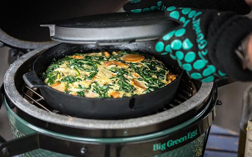 Сковорода чугунная Big Green Egg, 2XL-MX, Ø25 см 120144 фото