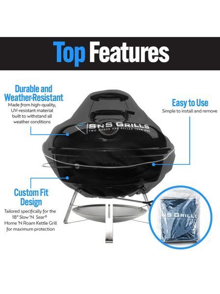 Чехол для портативного гриля Slow 'N Sear Travel Kettle 47 см 2447038954 фото