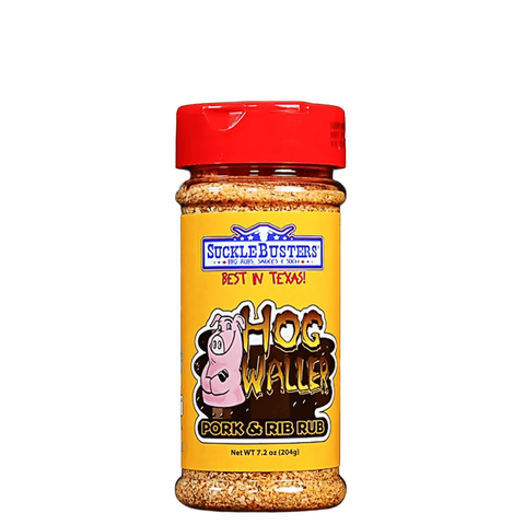 Приправа для свинини SuckleBusters Hog Waller Pork & Rib Rub, для реберець, шашлику та BBQ, 204 г 280620264 фото