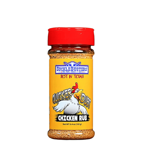 Приправа для курки SuckleBusters Clucker Dust Chicken Rub, універсальна BBQ-суміш, 181 г 2806266 фото