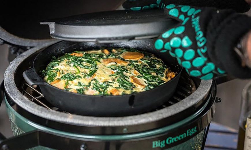 Сковорода чавунна Big Green Egg, 2XL-L, Ø36 см 118233 фото