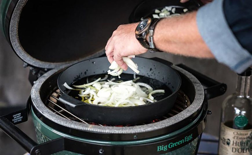 Сковорода чавунна Big Green Egg, 2XL-L, Ø36 см 118233 фото