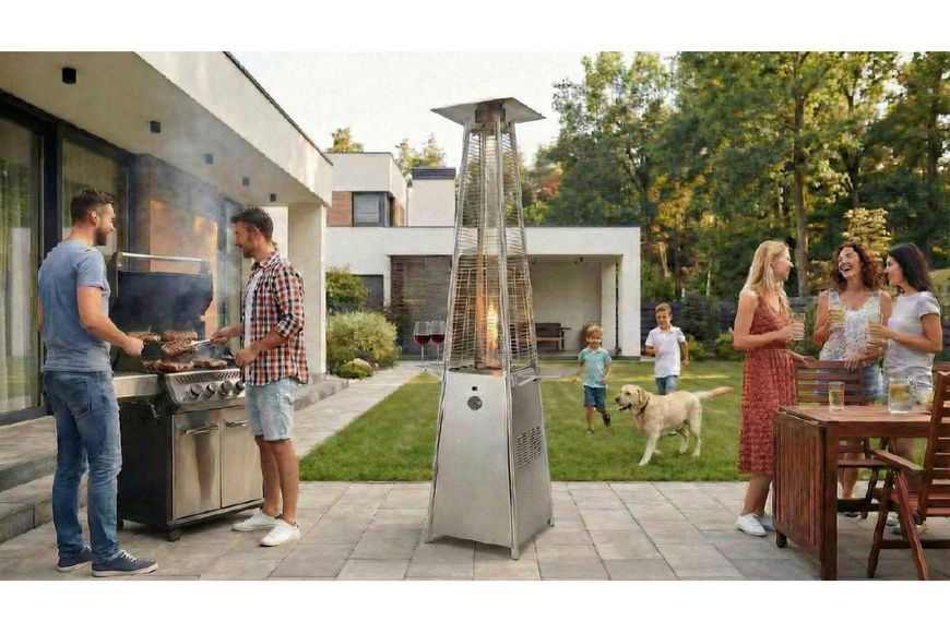 Газовый обогреватель Pyramid Stainless Steel GRILLI 777414 фото