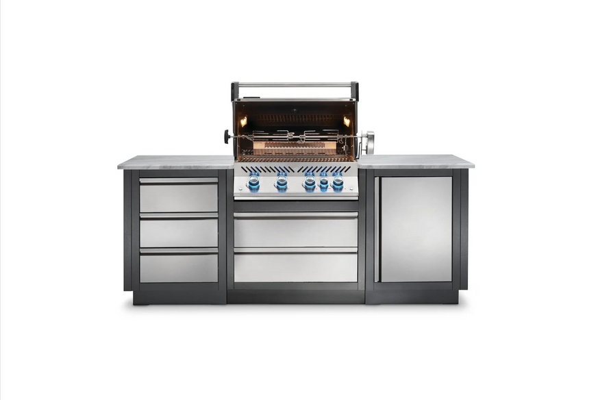 Вбудований газовий гриль Napoleon Prestige BIPRO 500 (Під природний газ) BIPRO500RBNSS-3-RC фото