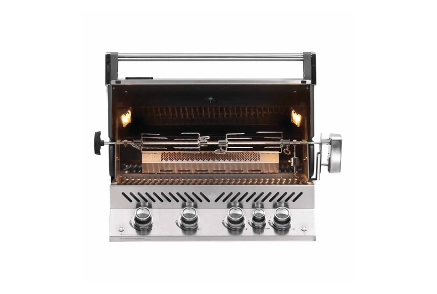 Вбудований газовий гриль Napoleon Prestige BIPRO 500 (Під природний газ) BIPRO500RBNSS-3-RC фото