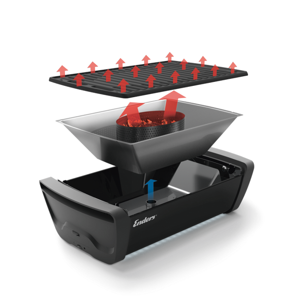 Бездымный угольный гриль Enders Aurora Mirror Gold 1365K фото
