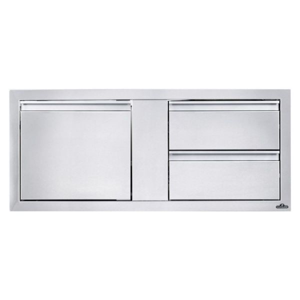 Модуль з 1-ми дверима і 2-ма висувними ящиками (107*41 см) BI-4216-1D2DR фото