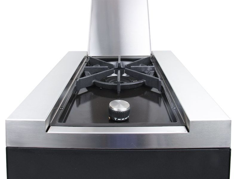 Вбудована бічна конфорка з чавунною підставкою GrandHall Side Burner K01000036A фото
