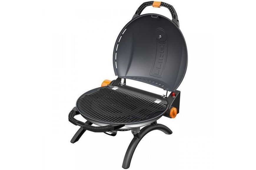 КОМПЛЕКТ Портативний переносний газовий гриль O-GRILL 900, чорний + шланг у подарунок! 13824 фото