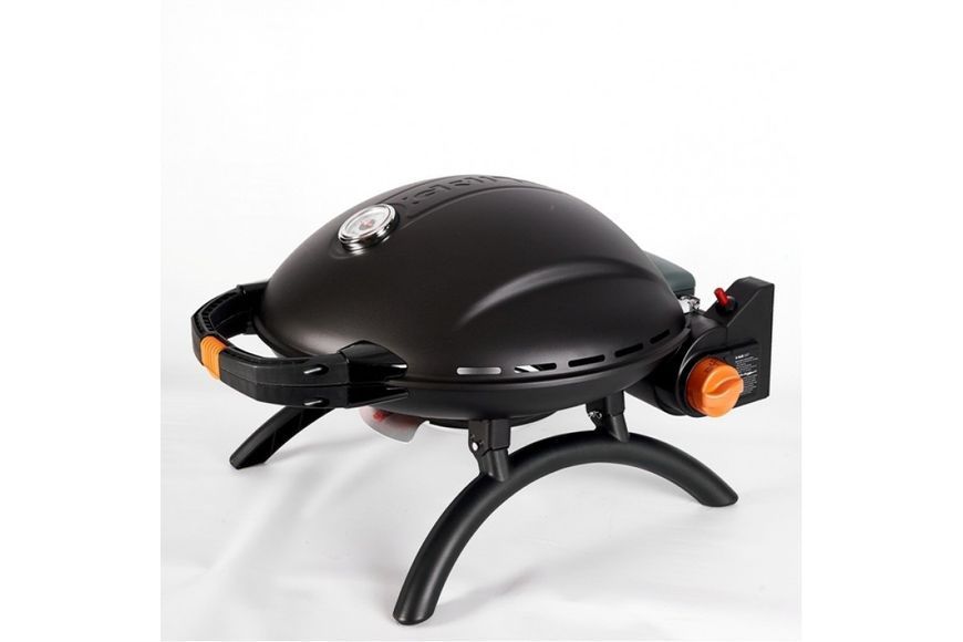 КОМПЛЕКТ Портативний переносний газовий гриль O-GRILL 900, чорний + шланг у подарунок! 13824 фото