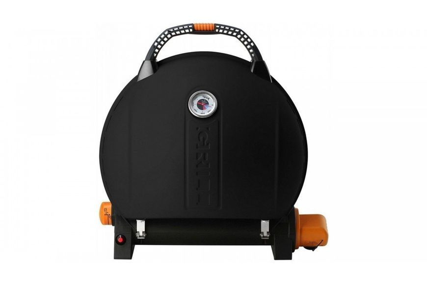 КОМПЛЕКТ Портативний переносний газовий гриль O-GRILL 900, чорний + шланг у подарунок! 13824 фото