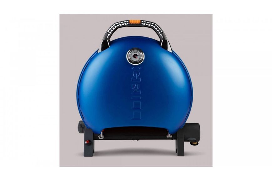 КОМПЛЕКТ Портативний переносний газовий гриль O-GRILL 600T, синій + шланг у подарунок! SETo-grill_600T_blue фото