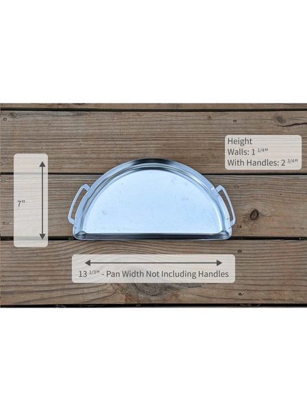 Поддон стальной SnS Mini Drip Pan для грилей 47 см 2440360116 фото