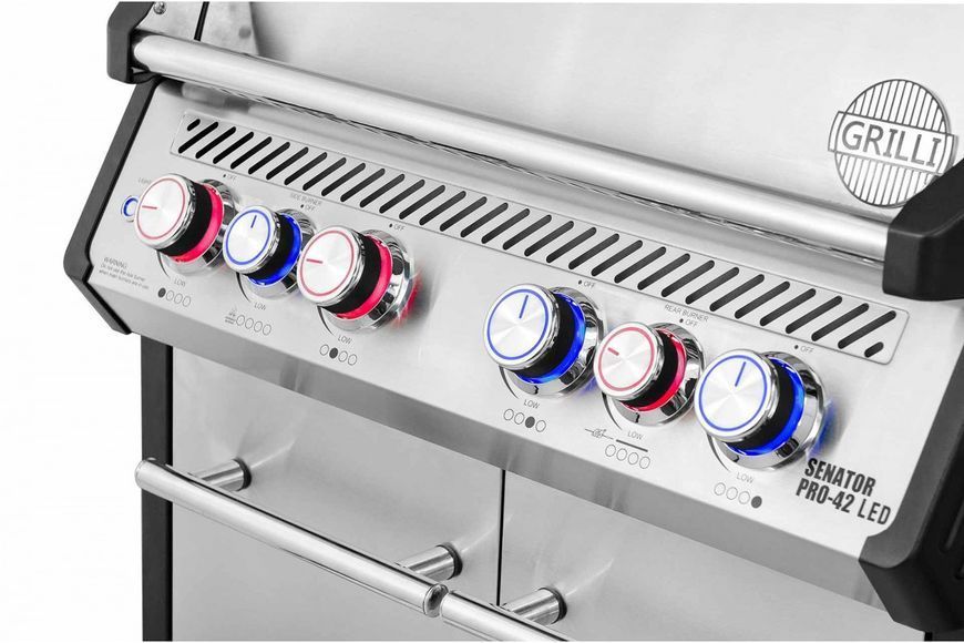 Газовый гриль GRILLI Senator Pro-42 LED с системой BBQ Block Fire 701477 фото
