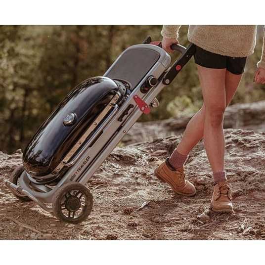 Купить Портативный газовый гриль Weber Traveler, Stealth Edition