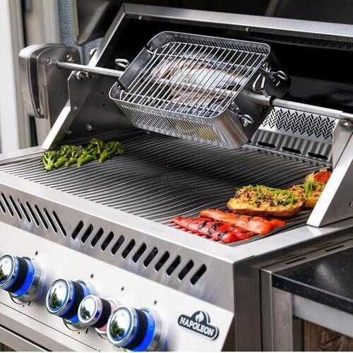 Y1184 gfc GNRF-200 Gloss NA Burl アウトレット Купить Встраиваемый газовый гриль Napoleon 700 Series 32 + вертел