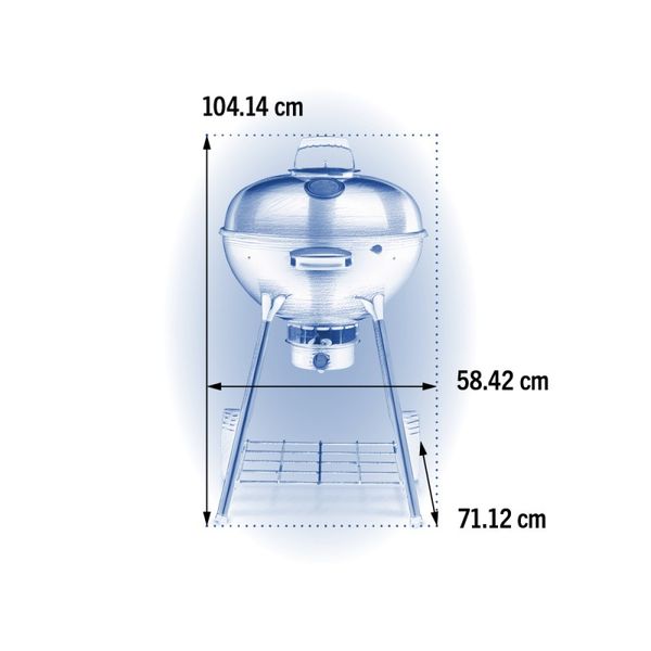 Вугільний гриль Napoleon Premium, 57 см NK22K-LEG-3 фото