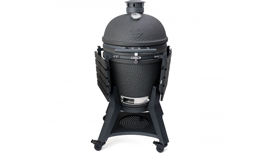 Керамічний вугільний гриль GRILLI Kamado L 5 в 1 з системою BBQ Block Fire 749777 фото
