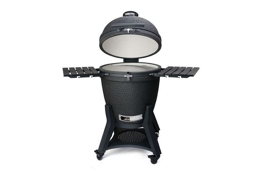 Керамічний вугільний гриль GRILLI Kamado XL 5 в 1 з системою BBQ Block Fire 759777 фото