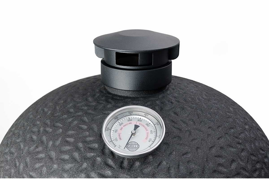 Керамічний вугільний гриль GRILLI Kamado XL 5 в 1 з системою BBQ Block Fire 759777 фото