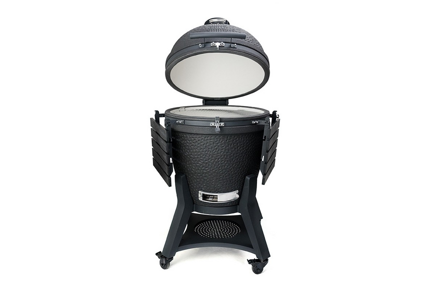 Керамічний вугільний гриль GRILLI Kamado XL 5 в 1 з системою BBQ Block Fire 759777 фото