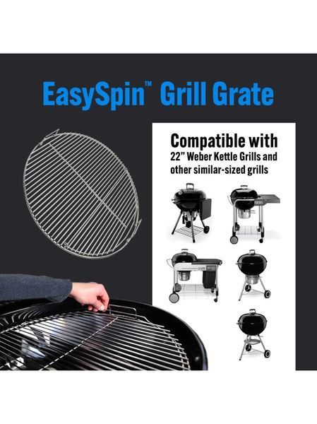 Решётка Slow 'N Sear EasySpin для грилей 57 см с откидной створкой 2441226273 фото