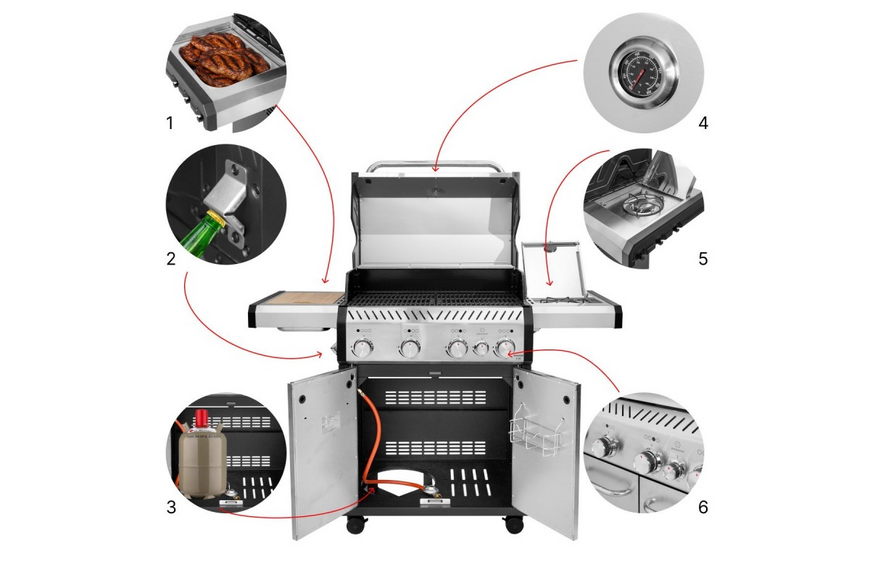 Газовый гриль GRILLI Ranger 41 777242 фото