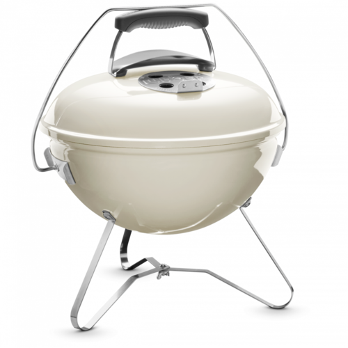 Портативный угольный гриль Weber Smokey Joe Premium, 37 см, слонова кістка 1125004 фото