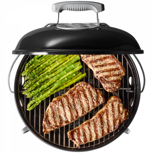 Портативный угольный гриль Weber Smokey Joe Premium, 37 см, слонова кістка 1125004 фото