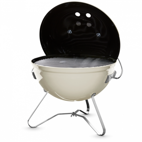 Портативный угольный гриль Weber Smokey Joe Premium, 37 см, слонова кістка 1125004 фото