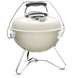 Портативный угольный гриль Weber Smokey Joe Premium, 37 см, слонова кістка 1125004 фото 3